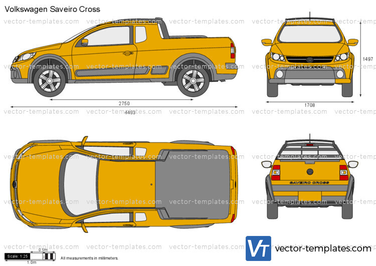 Templates - Cars - Volkswagen - Volkswagen Saveiro Cross