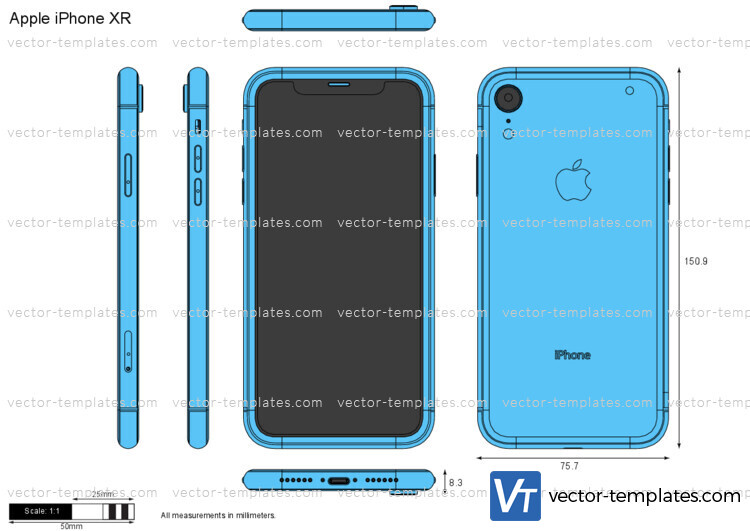 Iphone Xr Template Printable For Cricut