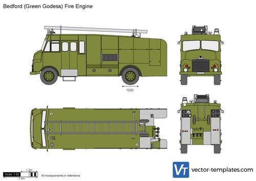 Bedford (Green Godess) Fire Engine