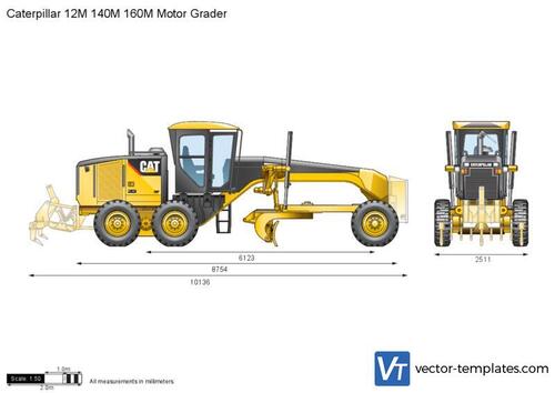 Caterpillar 12M 140M 160M Motor Grader