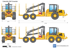 Caterpillar 584 Forwarder