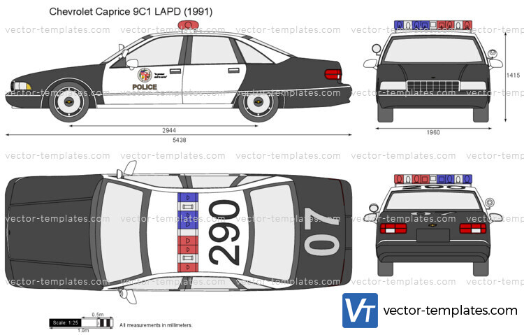 Chevrolet Caprice 9C1 LAPD Police