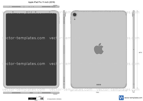 Templates - Miscellaneous - Apple - Apple iPad Pro 11-inch