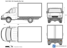 GAZ 3302-14G (Gazelle) Box Van