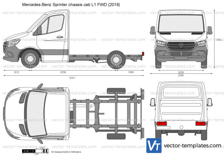 Mercedes-Benz Sprinter chassis cab L1 FWD