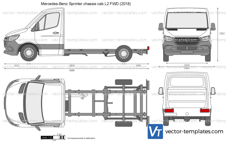 Mercedes-Benz Sprinter chassis cab L2 FWD