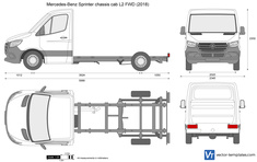 Mercedes-Benz Sprinter chassis cab L2 FWD
