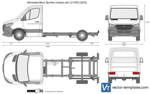 Mercedes-Benz Sprinter chassis cab L2 FWD