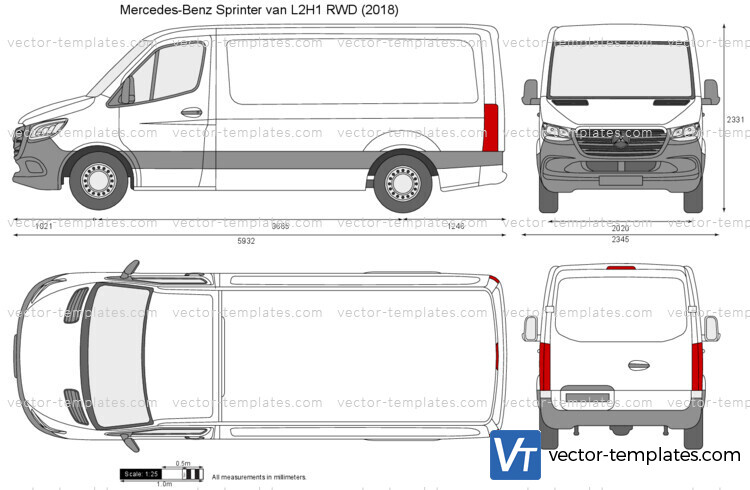 Mercedes-Benz Sprinter van L2H1 RWD