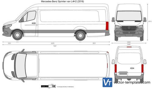 Mercedes-Benz Sprinter van L4H2