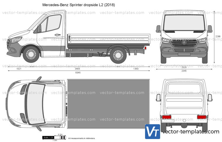 Mercedes-Benz Sprinter dropside L2