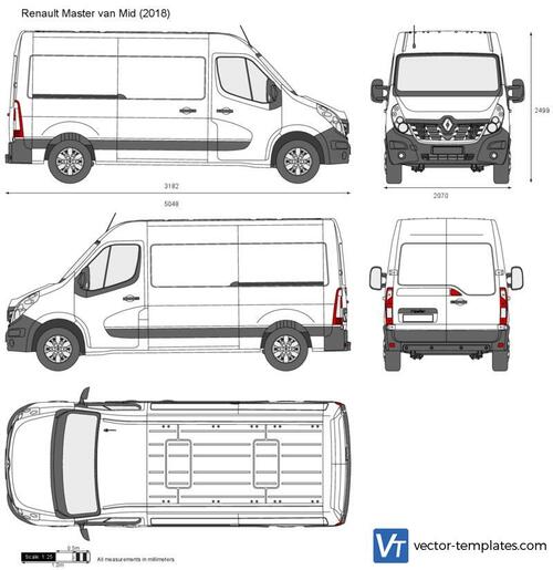 Renault Master van Mid