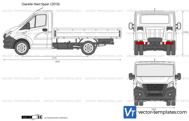 Gazelle Next tipper Single Cab Short