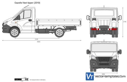 Gazelle Next tipper Single Cab Short