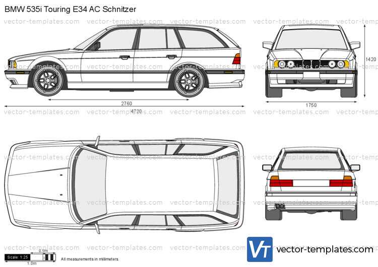 BMW 535i Touring E34 AC Schnitzer