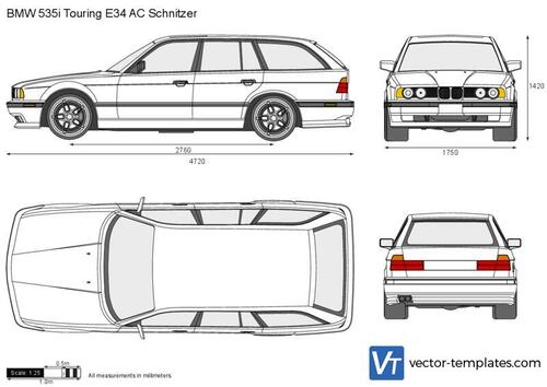 BMW 535i Touring E34 AC Schnitzer