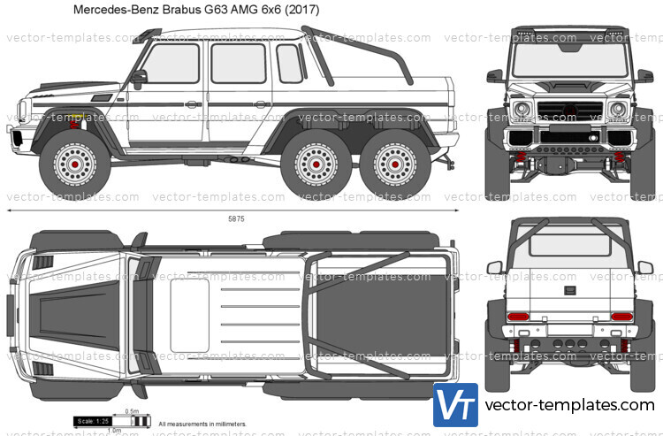 Mercedes-Benz Brabus G63 AMG 6x6