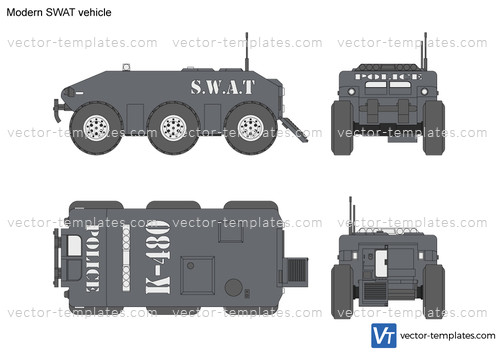 Modern SWAT vehicle