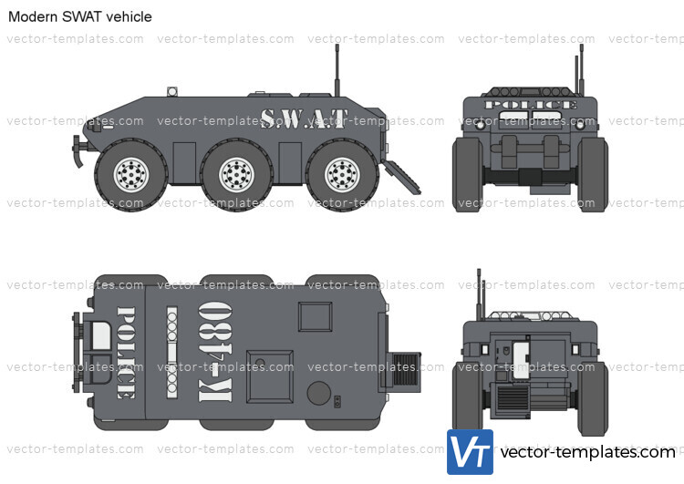 Modern SWAT vehicle