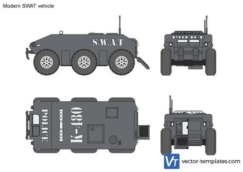 Modern SWAT vehicle