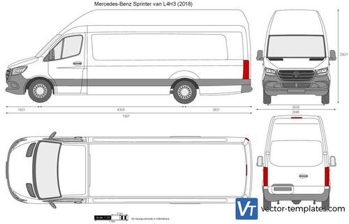 Mercedes-Benz Sprinter van L4H3