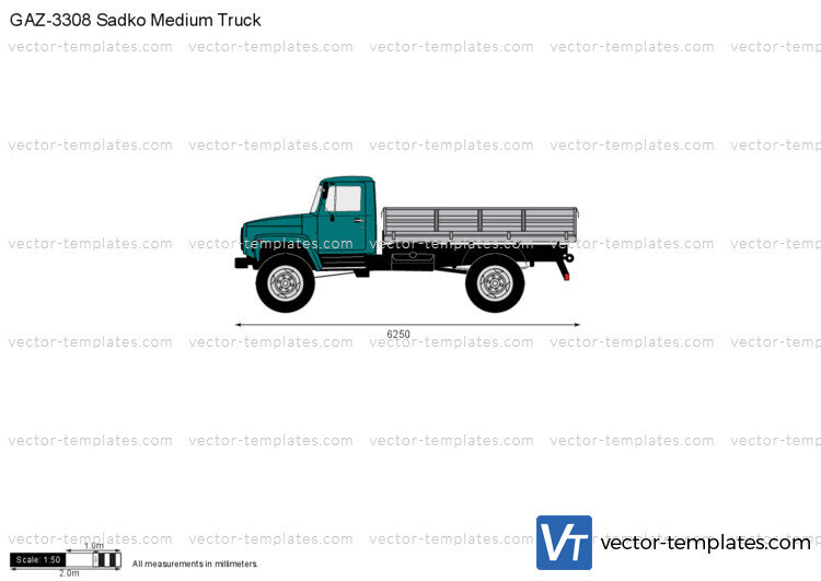 GAZ-3308 Sadko Medium Truck