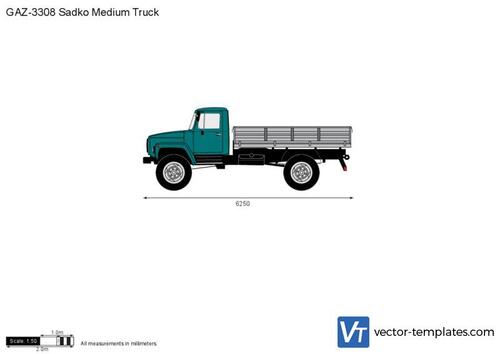 GAZ-3308 Sadko Medium Truck