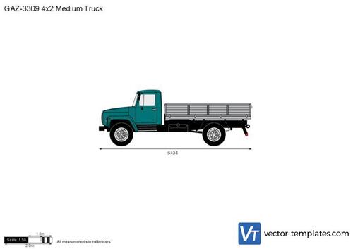 GAZ-3309 4x2 Medium Truck