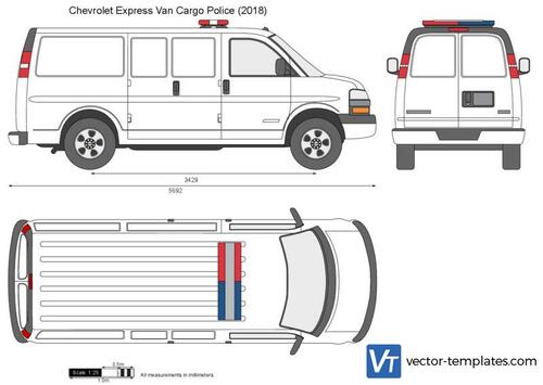 Chevrolet Express Van Cargo Police