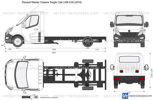 Renault Master Chassis Single Cab LWB E30