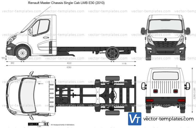 Renault Master Chassis Single Cab LWB E30