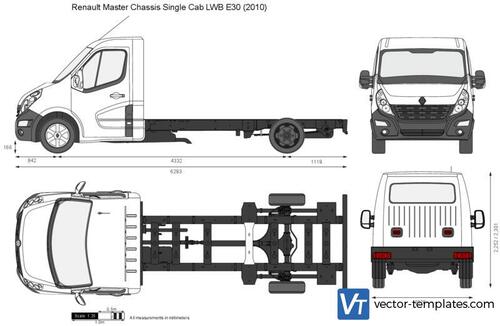 Renault Master Chassis Single Cab LWB E30