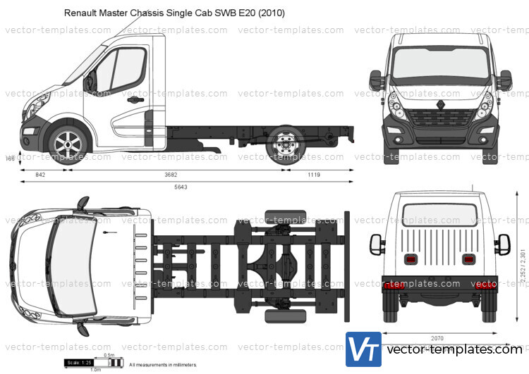 Renault Master Chassis Single Cab SWB E20