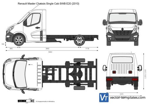 Renault Master Chassis Single Cab SWB E20