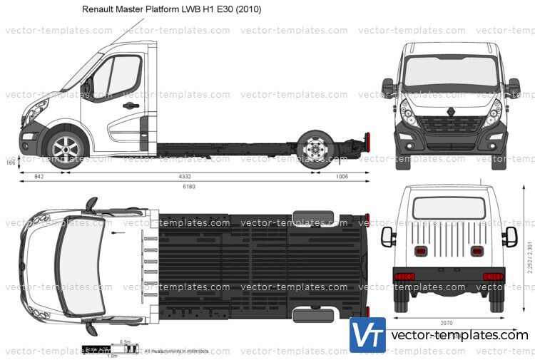 Renault Master Platform LWB H1 E30