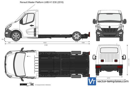 Renault Master Platform LWB H1 E30