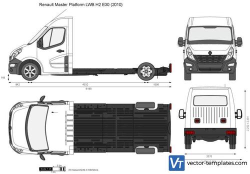 Renault Master Platform LWB H2 E30