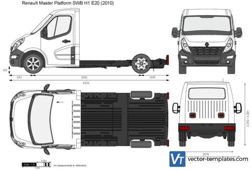 Renault Master Platform SWB H1 E20