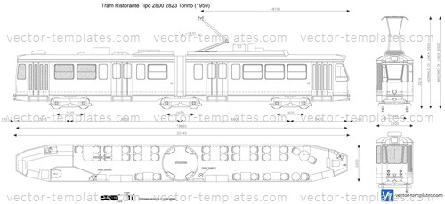 Tram Ristorante Tipo 2800 2823 Torino