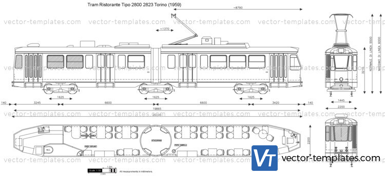 Tram Ristorante Tipo 2800 2823 Torino