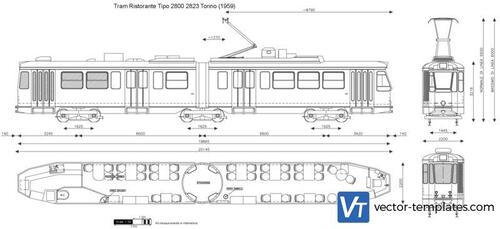 Tram Ristorante Tipo 2800 2823 Torino