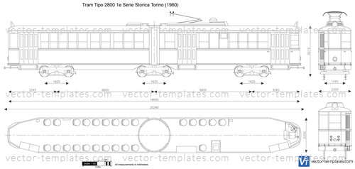 Tram Tipo 2800 1e Serie Storica Torino
