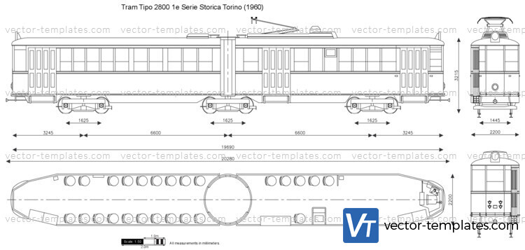 Tram Tipo 2800 1e Serie Storica Torino