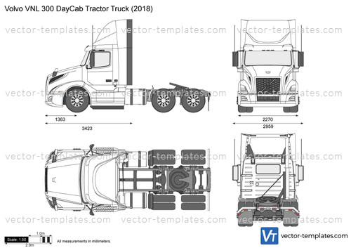 Volvo VNL 300 DayCab Tractor Truck