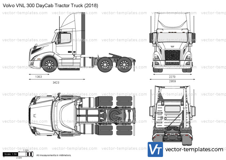 Volvo VNL 300 DayCab Tractor Truck