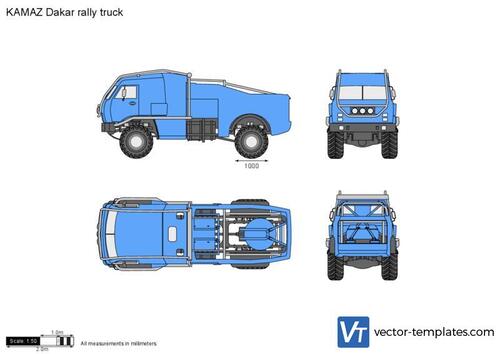 KAMAZ Dakar rally truck