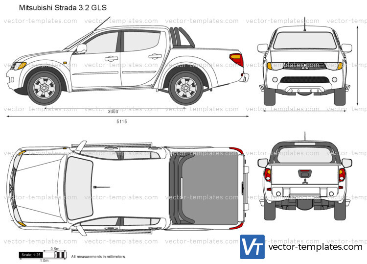 Mitsubishi Strada 3.2 GLS