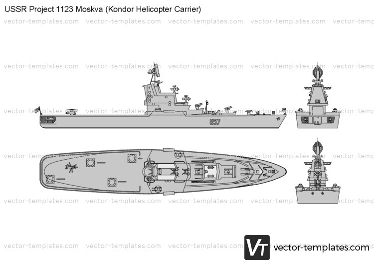 USSR Project 1123 Moskva (Kondor Helicopter Carrier)