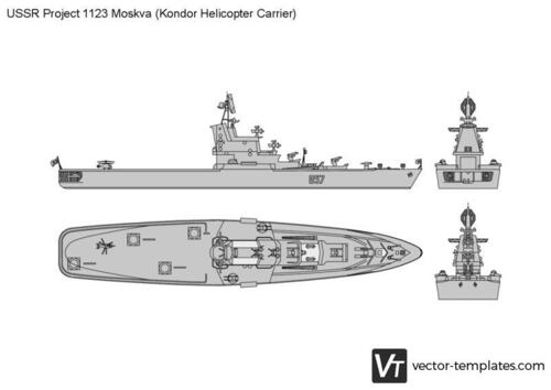 USSR Project 1123 Moskva (Kondor Helicopter Carrier)