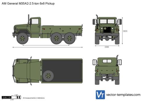 AM General M35A2-2.5-ton 6x6 Pickup